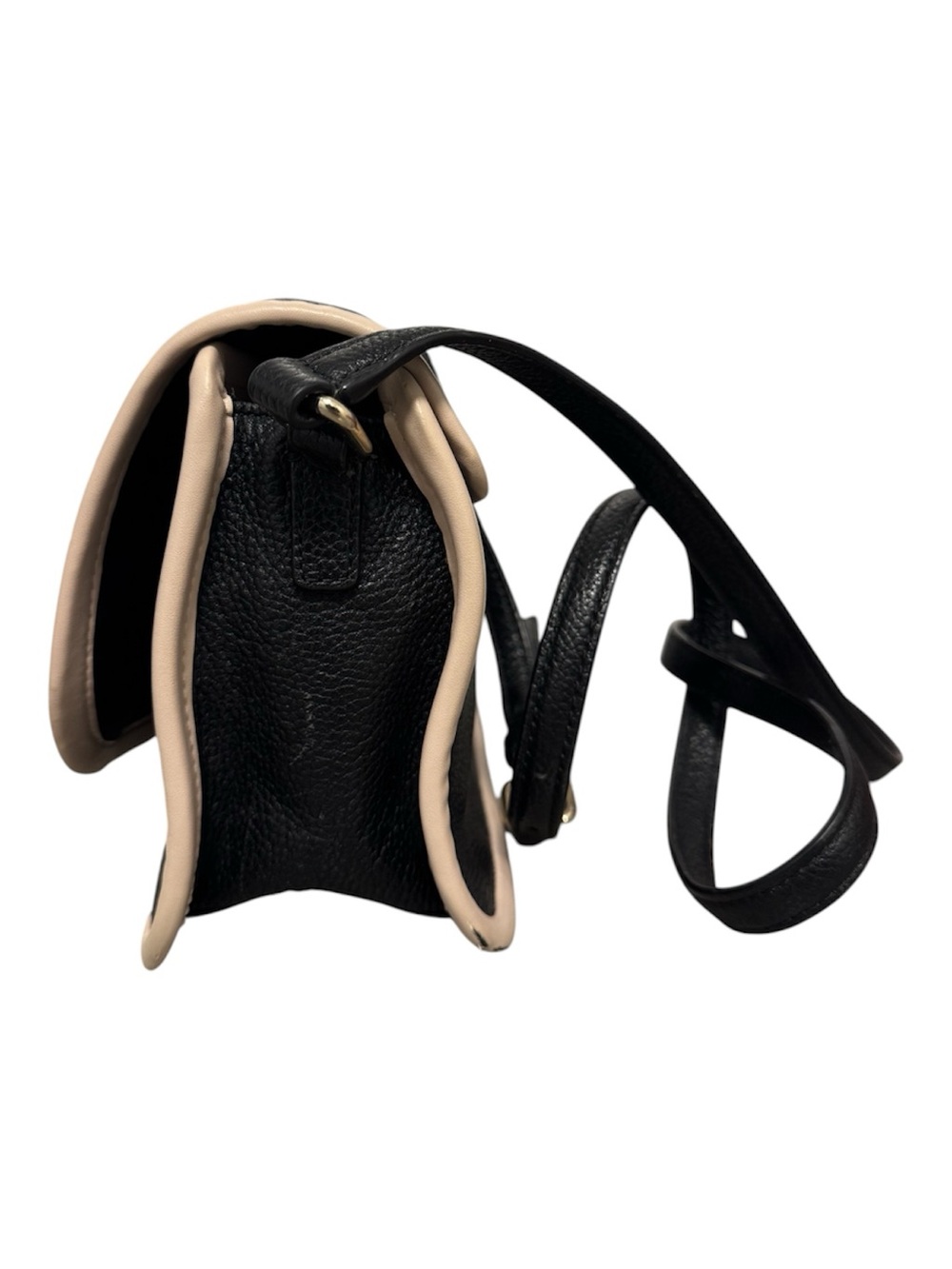 KATE SPADE Women’s Leather Ward Place Ivy Crossbody Bag - Black with Cream Trim - Picture 4 of 13